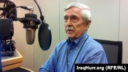 Ambassador David Newton, in Radio Free Iraq's studios at RFE/RL in Prague, September 11, 2012.