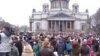  Peterburgda uruş protesti