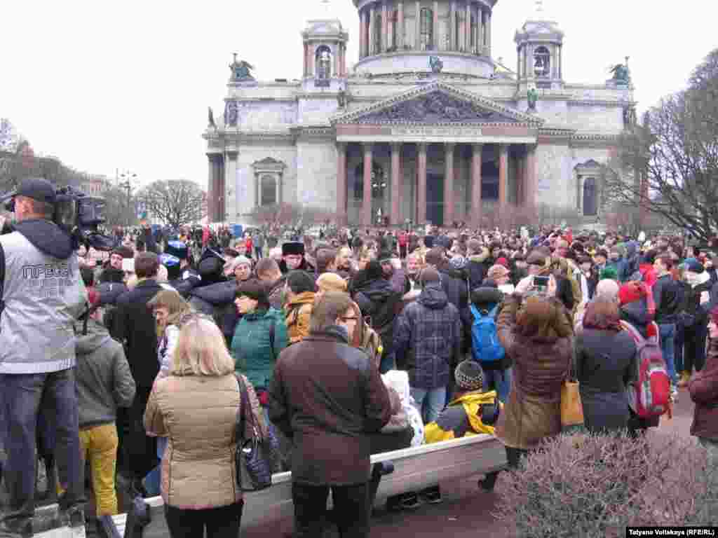 Санкт-Петербургдагы демонстрация, Орусия