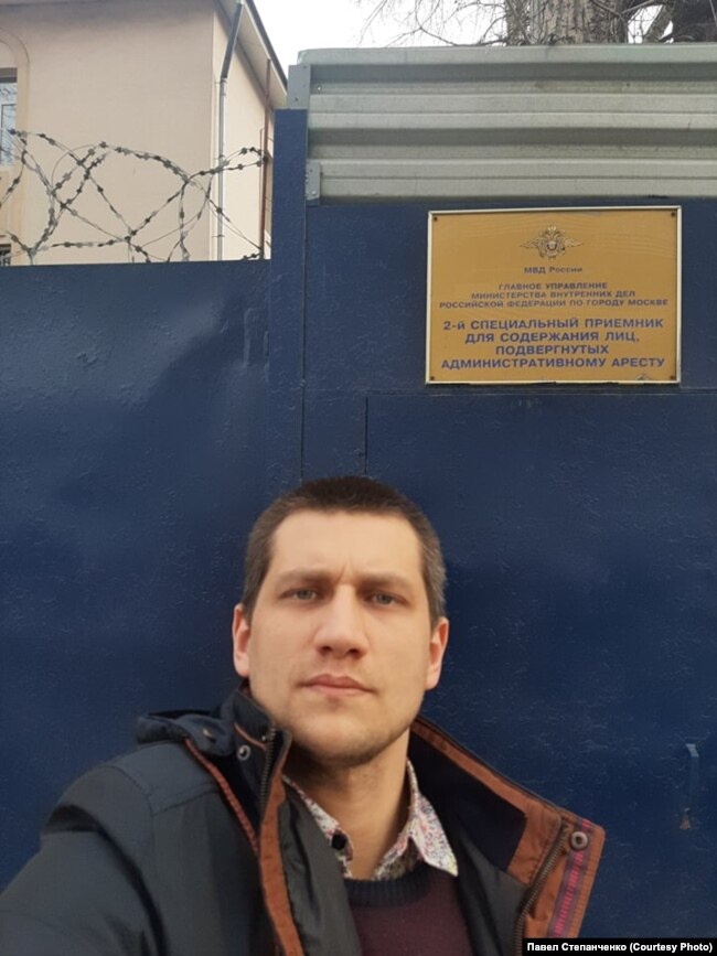 Павел Степанченко после освобождения из московского спецприемника