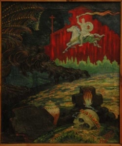 Язэп Драздовіч. Карціна «Пагоня». 1927 год