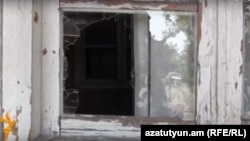 Ադրբեջանական կրակոցներից վնասված տուն Կոթիում