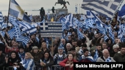 Pamje të protestave të mbajtura në Thessaloniki ditë më parë, foto nga arkivi