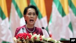 Udhëheqësja e Mianmarit, Aung San Suu Kyi.