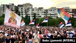 Protest poštovalaca Srpske pravoslavne crkve u Podgorici, 28. jun