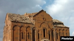 Turkey -- The Holy Virgin Armenian cathedral in Ani.