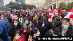 Վրաստան - Բողոքի ցույցը Թբիլիսիում, 14-ը հոկտեմբերի, 2021թ.