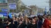 Un masiv protest la Chișinău al cadrelor didactice din R. Moldova
