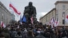 В Минске участники оппозиционного шествия провели митинг