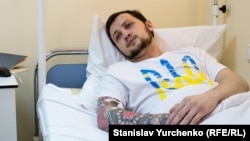 Афанасьєв у лікарні в Києві, червень 2016 року