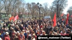 Митинг против мусорной реформы в Самаре