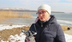 Галина Семеніхіна, біолог парку заповідника «Клебан Бик», що на Донеччині. Лютий 2020 року