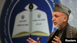 Afghan President Hamid Karzai