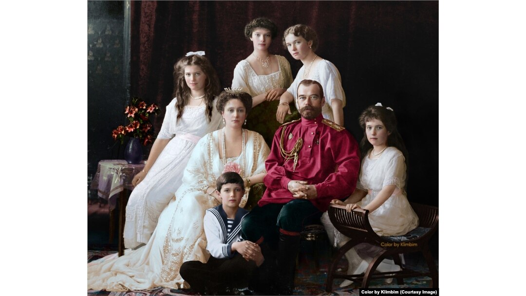 Царская семья. Фото 1914 года