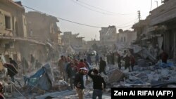 Разрушения в сирийской провинции Алеппо. (архивное фото)
