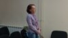 Активистка Оксана Походун на оглашении приговора в суде