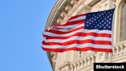 بیرق ایالات متحدۀ امریکا در واشنگتن/ Source: Shutterstock
