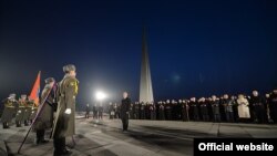 Armenia -- Promulgation ceremony of the Pan-Armenian Declaration on the 100th Anniversary of the Armenian Genocide, Yerevan, 29Jan2014