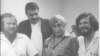 Петр Вайль, Сергей Довлатов, Виктор Некрасов, Александр Генис. Нью-Йорк. Снимок 1980 года