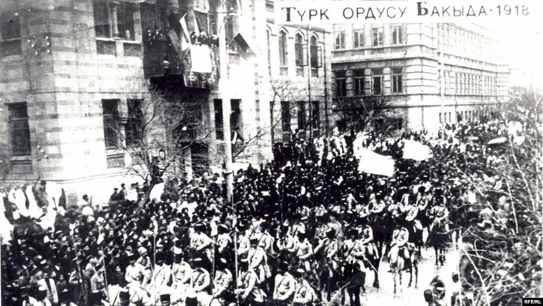 Bakıda osmanlı qoşunları - 1918