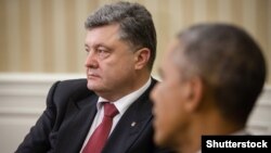 Петр Порошенко и президент США Барак Обама, сентябрь 2014 года