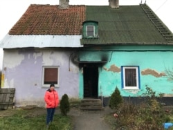 Сгоревший дом Елены Рогожиной