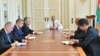Prezident İ.Əliyev yeni təyin olunan icra hakimiyyəti başçılarını qəbul edir