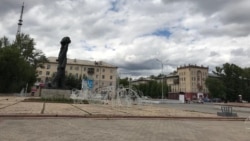 Проспект Бухар-жырау в Караганде, административном центре Карагандинской области.