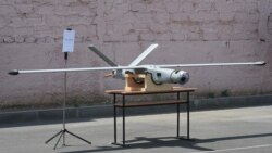 Armenia -- An Israeli-made ThunderB military drone is demosntrated by the Armenian Defense Ministry, Yerevan, July 21, 2020.