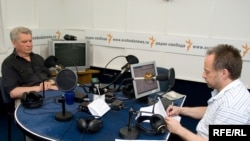 Юрий Афанасьев в студии Радио Свобода