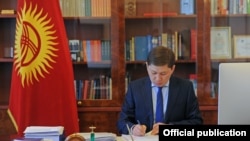 Премьер-министр Кыргызстана Сапар Исаков.