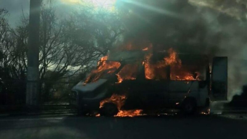 Неизвестные сожгли фургон активистки из Анапы