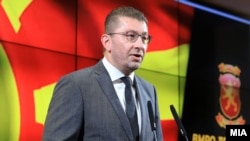 Претседателот на опозициската ВМРО-ДПМНЕ, Христијан Мицкоски