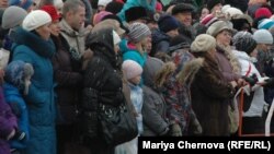 Участники митинга-протеста в Иркутске 