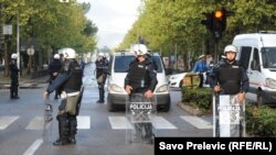 Podgorica nakon policijskog uklanjanja protesta DF