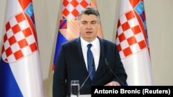 Zoran Milanović polaže predsjedničku zakletvu, Zagreb