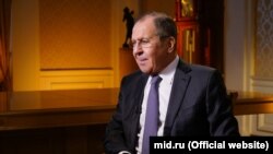 Ministrul de externe rus Sergei Lavrov la interviul cu RIA