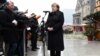 Ангела Меркель на открытии мемориала в Берлине памяти жертв теракта. 19 декабря 2017