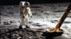 Эдвин Олдрин, участник первой высадки землян на Луне, 20 июля 1969 года