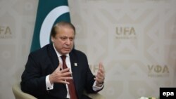 Pakistani Prime Minister Nawaz Sharif.