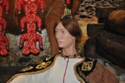 Реконструкия погребального комплекса "принцессы Укока" в Национальном музее Горно-Алтайска