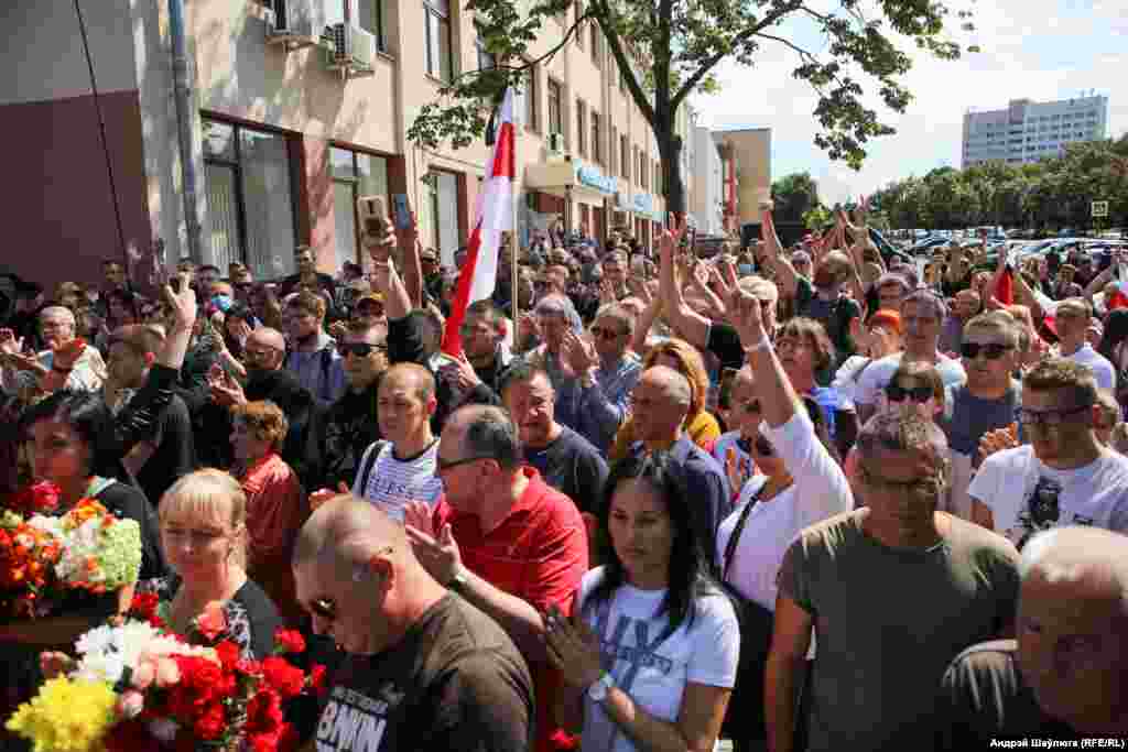 На вулиці Ольшевського в Мінську