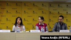 Sa konferencije za novinare o Inicijativi za mobilnost, 8. april 2011