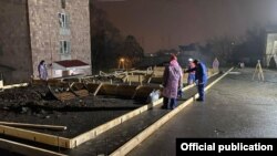 Armenia - Construction underway at Nork Infectious Diseases Hospital in Yerevan