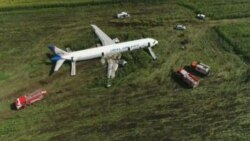 Russian Passenger Plane Makes Emergency Landing In Cornfield