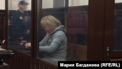 Танзиля Комкова в зале суда (архивное фото)