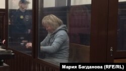 Танзиля Комкова в суде, 31 марта 2018 года