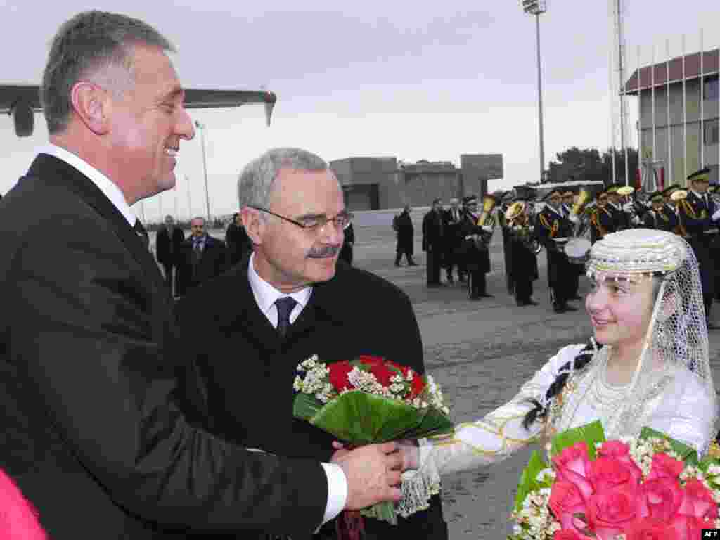 Çexiyanın baş naziri Mirek Topolanek Bakıda (13 Fevral 2009)