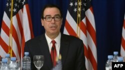 Ministrul de finanțe american Steven Mnuchin la reuniunea de la Buenos Aires