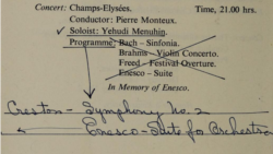 Evocări și arhive la 20 de ani de la moartea lui Yehudi Menuhin